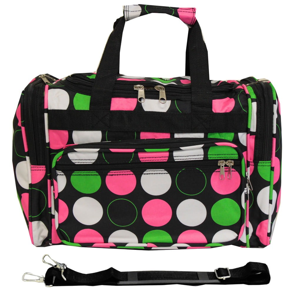 CalBags Fashion Prints 16-inch Shoulder Carry-on Duffel Bag - Multi Dot