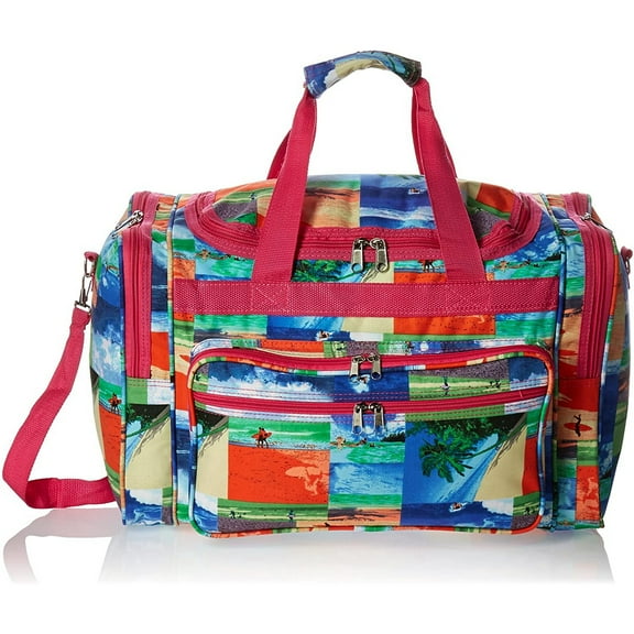 CalBags Fashion Prints 19-inch Duffel Bag, Surf