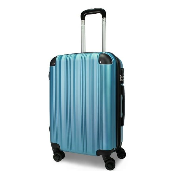 CalBags Kemyer Quest 20-Inch Carry-On Hardside Lightweight Expandable Spinner Suitcase Luggage - Sapphire Blue
