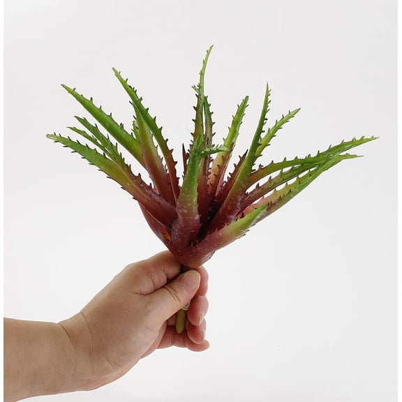 CalCastle Artificial Succulents Aloe Vera Plants Real Touch Fake Flowers Unpotted for Home Wedding Festival Arrangement