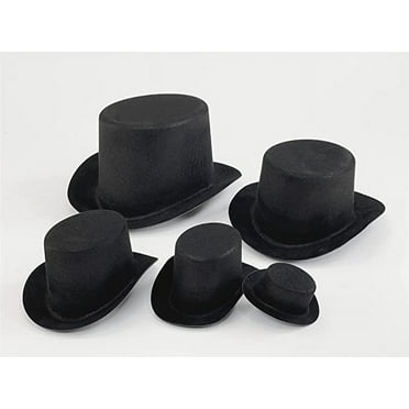 CalCastle Craft 1 Pc Top Hat 2", 4", 4.5", 6.5", 8" Party Decoration (2")