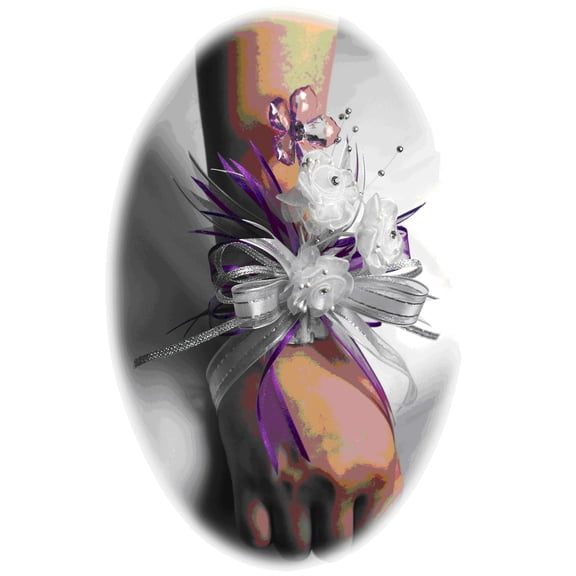 CalCastle Craft 12 pc Elastic Corsage Wristlet for Formal Dance, Prom, Party (144 pc)