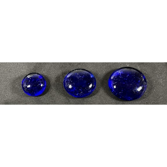 CalCastle Craft 8 oz Acrylic Pebble Marble Vase Filler in Clear Burgundy Orange and Blue Variations (Royal Blue)