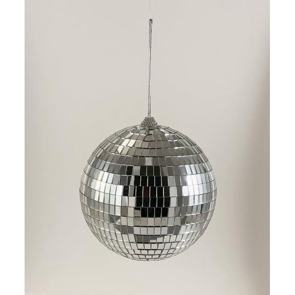 CalCastle Craft Disco Light Mirror Ball with Hanging Ring/String Multi Sizes 5", 6", 8", 10", 12" (5" Mirror Ball - 1 PC)