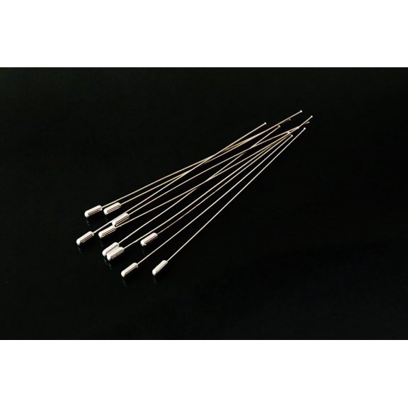 CalCastle Craft Hat Pins 5" Jewelry Finding DIY Craft Stopper 12pcs/pkg (Silver, 5")