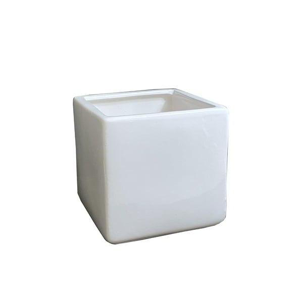 CalCastle Craft White Ceramic Porcelain Flower Vases Pots for House Plants and Living Room Décor