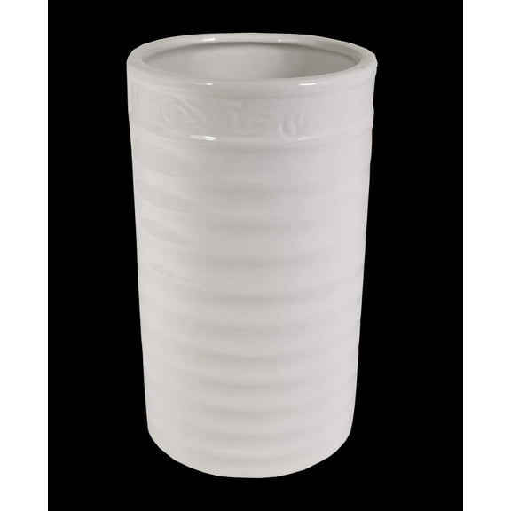 CalCastle Craft White Ceramic Porcelain Flower Vases Pots for House Plants and Living Room Dcor