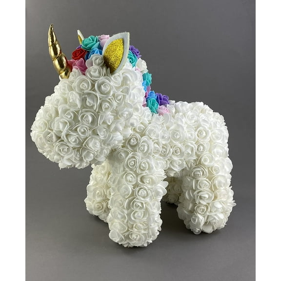 CalCastle Craft e-craftsupply hand made Rose Unicorn Gift for Mom Girl Birthday Bridal Shower Wedding Baby Shower