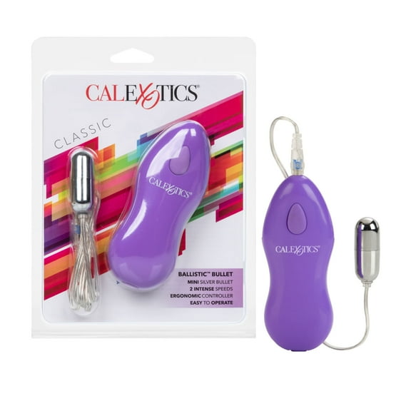 CalExotics Ballistic Universal Mini 2-Speed Bullet Vibrator - Silver
