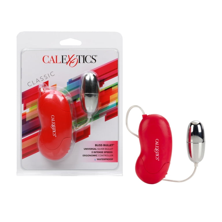 CalExotics Bliss 2-Speed Bullet Vibrator - Ergonomic, Water-Resistant, Red  - Walmart.com