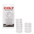 thumbnail image 1 of CalExotics COLT Enhancer Rings Stretchy Comfortable Tiered Erection Rings- Clear, 1 of 5