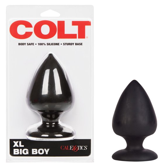 CalExotics COLT XL Big Boy Silicone Sturdy Base Plug- Black
