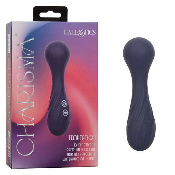 CalExotics Charisma Temptation Mini Personal Massage Wand, Blue