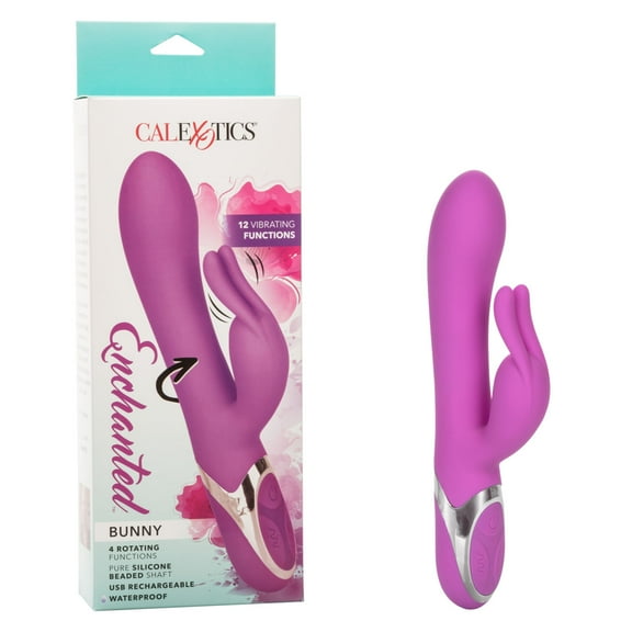 CalExotics Enchanted 12 Vibrating Functions & 4 Rotating Function Bunny Vibrator