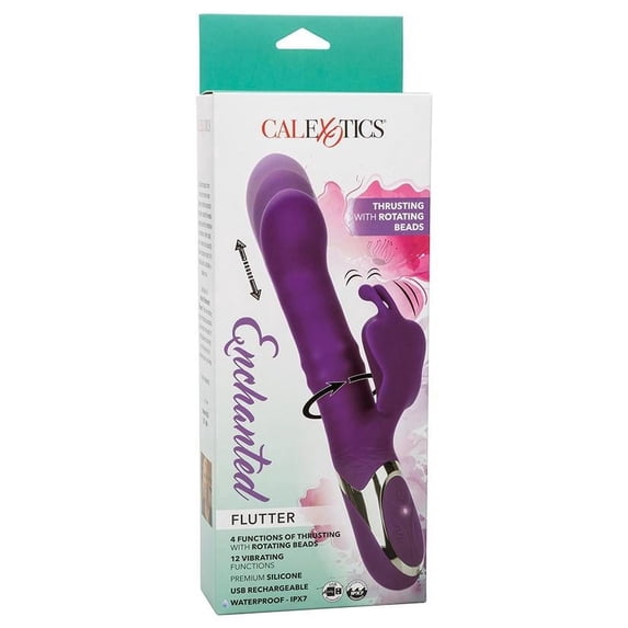 CalExotics Enchanted Flutter Rabbit Vibrator, Purple