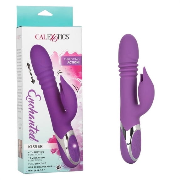 CalExotics Enchanted Kisser Rabbit Vibrator, Pink
