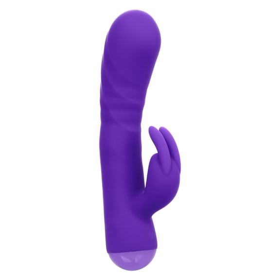 CalExotics Extra ThiccChubbyDeep-Thrust Bunny Rechargeable Silicone Rabbit Vibrator, Purple