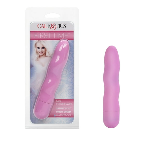 CalExotics First Time Mini Multi-Speed Power Swirl Vibrator - Pink