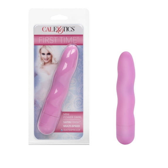 CalExotics First Time Mini Multi-Speed Power Swirl Vibrator - Pink