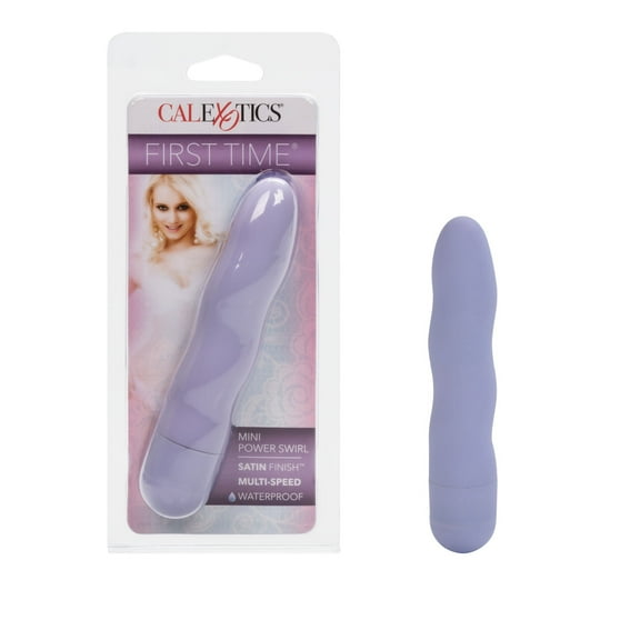 CalExotics First Time Mini Multi-Speed Power Swirl Vibrator - Purple