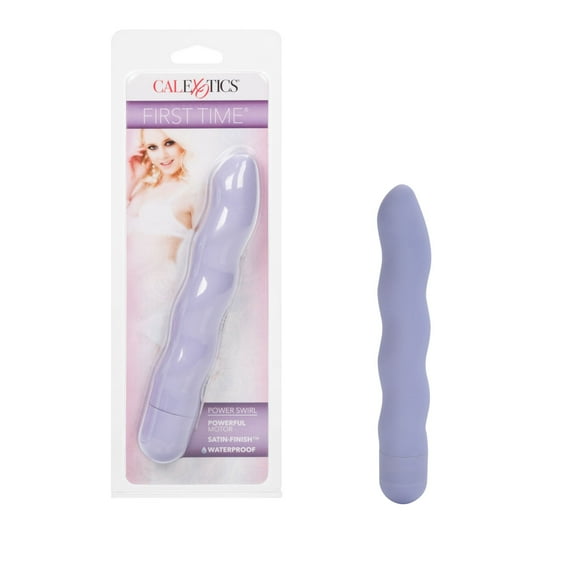 CalExotics First Time Multi-Speed Power Swirl Vibrator - Purple