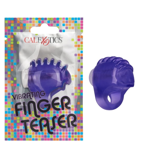 CalExotics Foil Pack Teaser Finger Vibrator, Purple