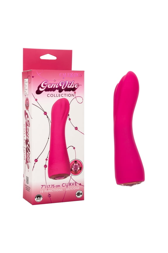 CalExotics Gem Vibe Collection Curve G-Spot Vibtator, Pink