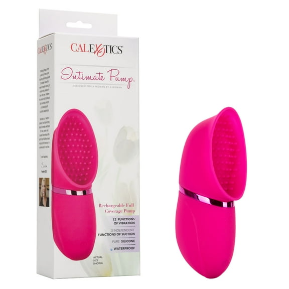 CalExotics Intimate Rechargeable 12 Function Full Coverage Silicone Vibrating Pump