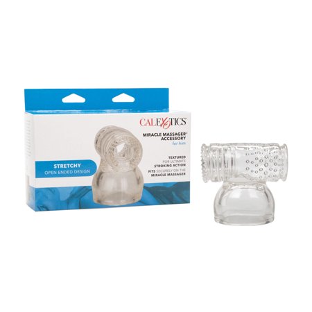 CalExotics Massager Attachment Masturbator Stroker for Him Accessory - Clear