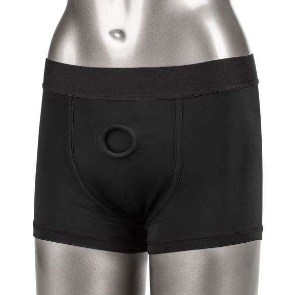 CalExotics Men's Ultra-comfortable Nylon Boxer Briefs, Black