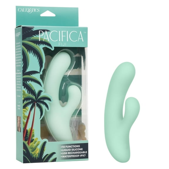 CalExotics Pacifica Fiji Rabbit Vibrator, Green