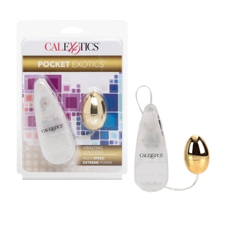 Pocket Exotics Vibrating Gold Egg