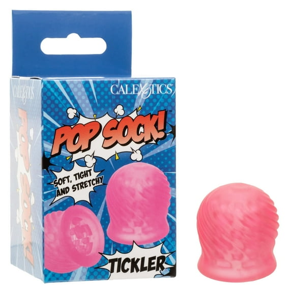 CalExotics Pop Sock! Tickler Stroker for Men, Pink