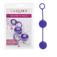 thumbnail image 1 of CalExotics Posh Silicone "O" Perfectly Weighted Pleasure Kegel Balls - Purple, 1 of 5