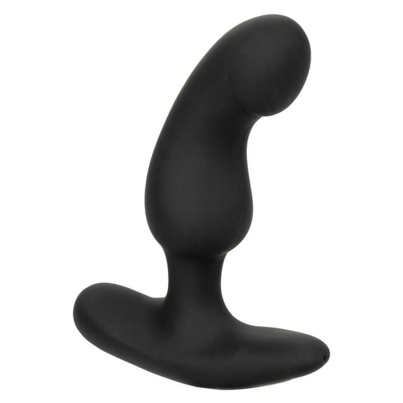 CalExotics Rechargeable Curved Silicone Anal Probe, Black