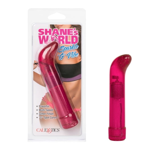 CalExotics Shane's World Sparkle "G-Spot" Multi-Speed Glitter Vibrator - Pink