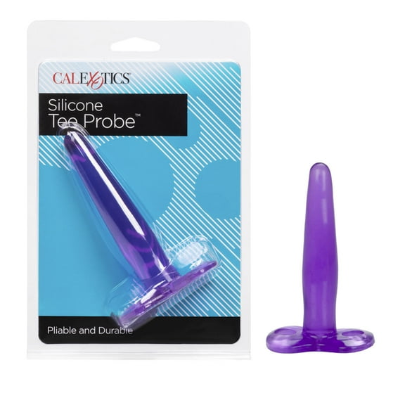 CalExotics Silicone Pliable Anal Tee Probe - Purple
