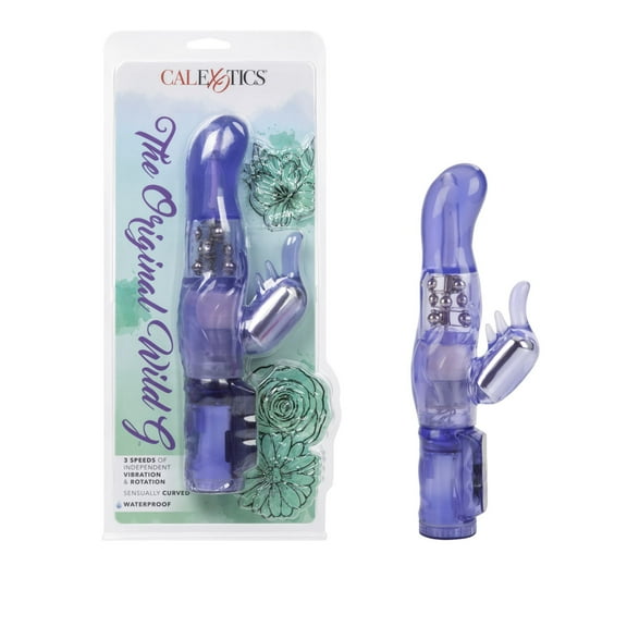 CalExotics The Original Wild G 3-Speed G-Spot Vibration Rotation Massager Vibrator - Purple