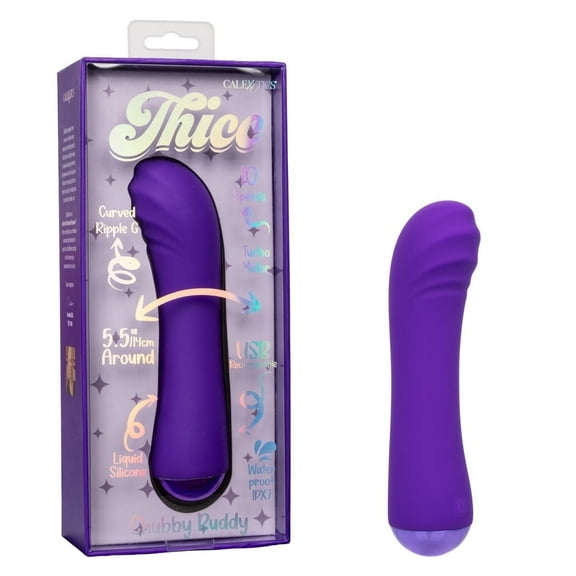 CalExotics Thicc Chubby Buddy G Spot Vibrator, Purple