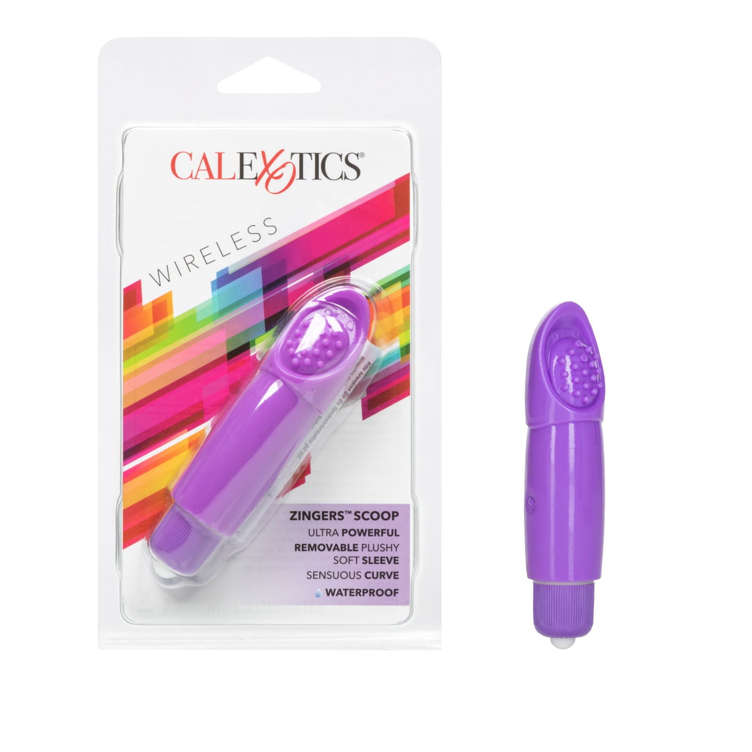 CalExotics Zingers Scoop Plushy Compact Powerful Vibrator - Walmart.com