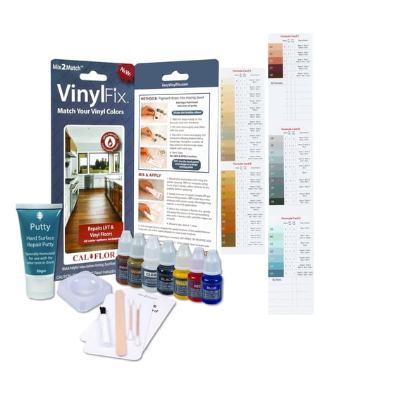 CalFlor FL49146 VinylFix, Mix2Match Vinyl & LVT Repair Kit