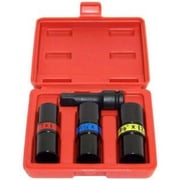 CalHawk 4 Pc. 1/2-inch Manganese Phosphate Finish Socket Wrench & Set, 4 Piece Pack