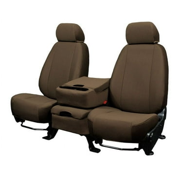 CalTrend Center 60/40 Split Bench SportsTex Seat Covers for 2012-2015 Honda Pilot - HD176-06GA Beige Insert and Trim