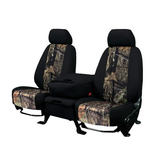 CalTrend Center Buckets Mossy Oak Seat Covers for 2011-2017 Nissan Quest - NS152-76MB Brake Up Country Insert with Black Trim