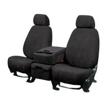 CalTrend Center Captain Chairs SuperSuede Seat Covers for 2005-2010 Chrysler Town & Country - CR143-03SS Charcoal Insert and Trim