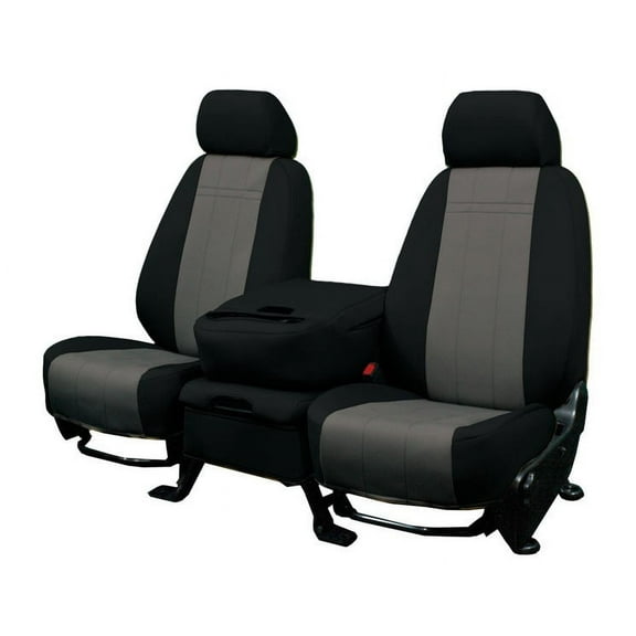 CalTrend DG251-03NN Charcoal, NeoSupreme, Water Repellent, Rear Seat Covers, 2 Pieces