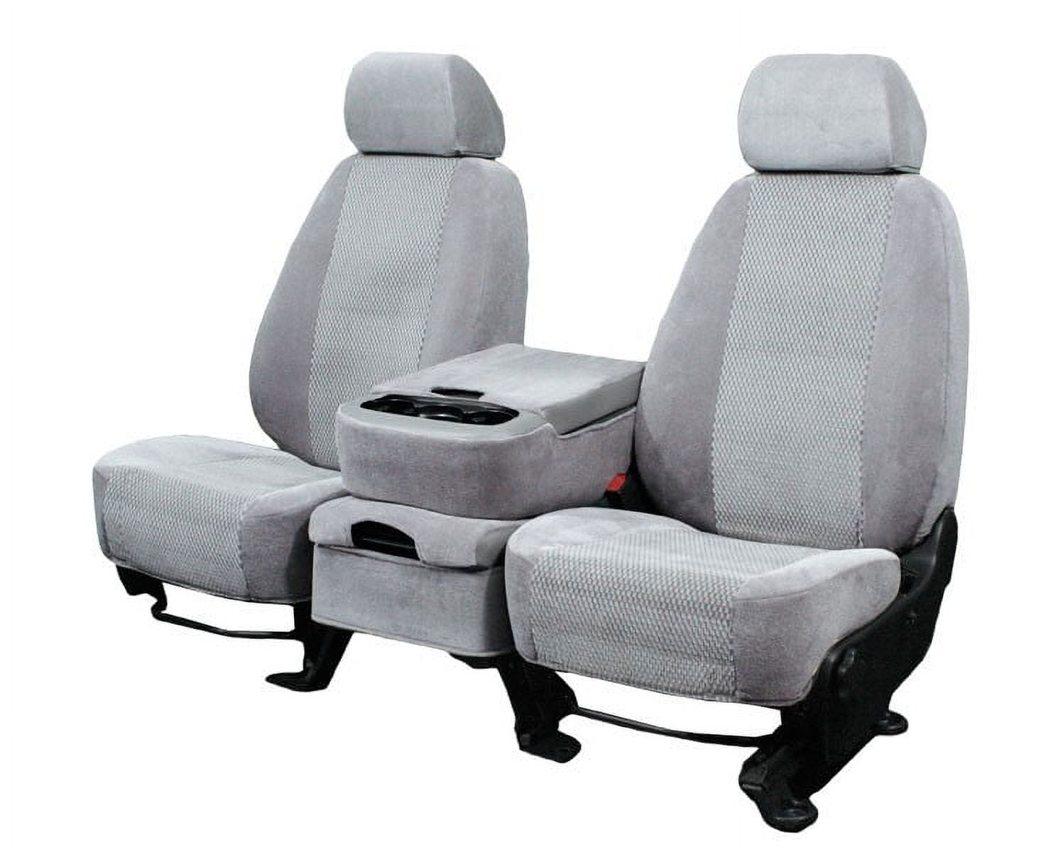 CalTrend Front 40/20/40 Split Bench O.E. Velour Seat Covers for 2002