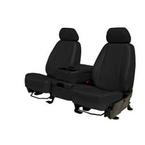 CalTrend Front Buckets Carbon Fiber Seat Covers for 2006-2008 Dodge Ram 1500 - DG353-01FA Black Insert and Trim
