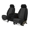 thumbnail image 1 of CalTrend Front Buckets Carbon Fiber Seat Covers for 2007-2009 Chrysler Town & Country - CR151-03FC Charcoal Insert with Black Trim, 1 of 3