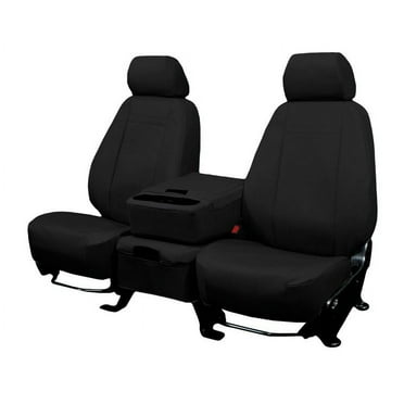 CalTrend Front Buckets DuraPlus Seat Covers for 2006-2011 Honda Civic - HD376-01DD Black Insert with Black Trim
